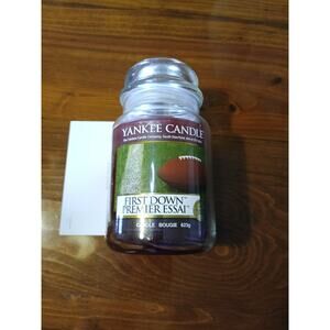 Yankee Candle First Down HTF used 10min MAN Edition RARE